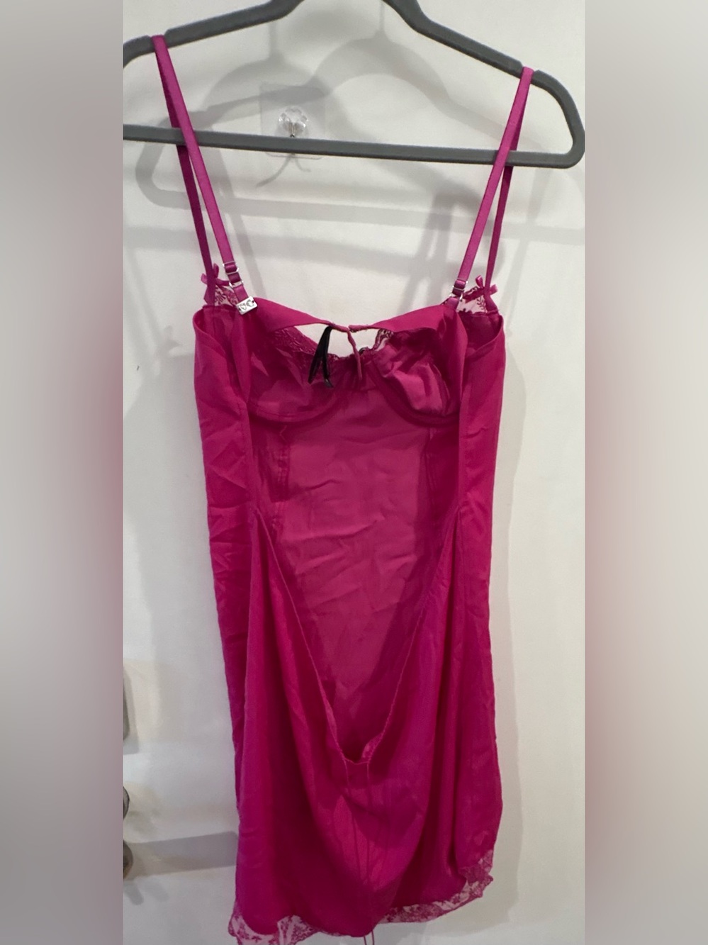 For Love And Lemons Lace-Trim Slip Dress size M - Picture 6 of 10